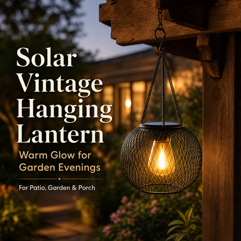 Outdoor Lighting Diy - Solar Powered LED Hanging Floor Lamp