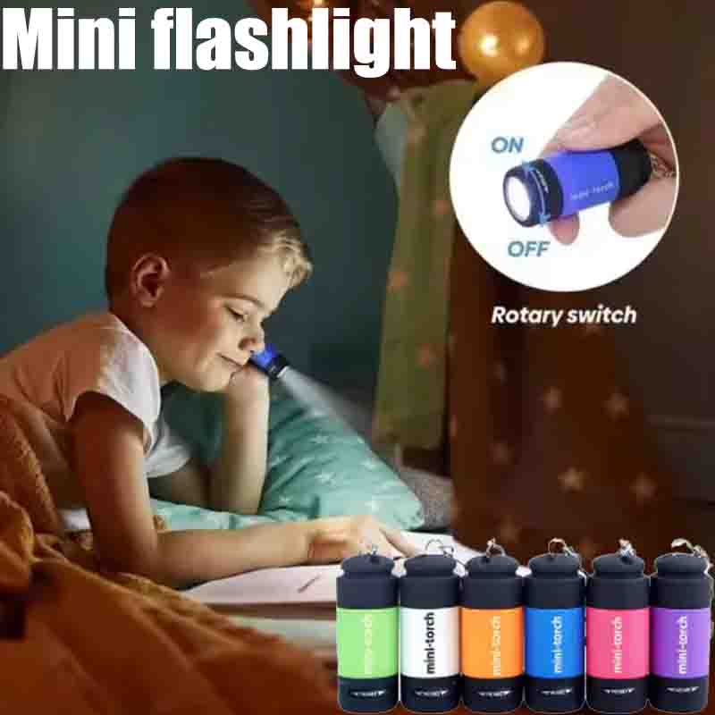 Outdoor Lighting Setup - USB Rechargeable Camping Mini Flashlight Strong