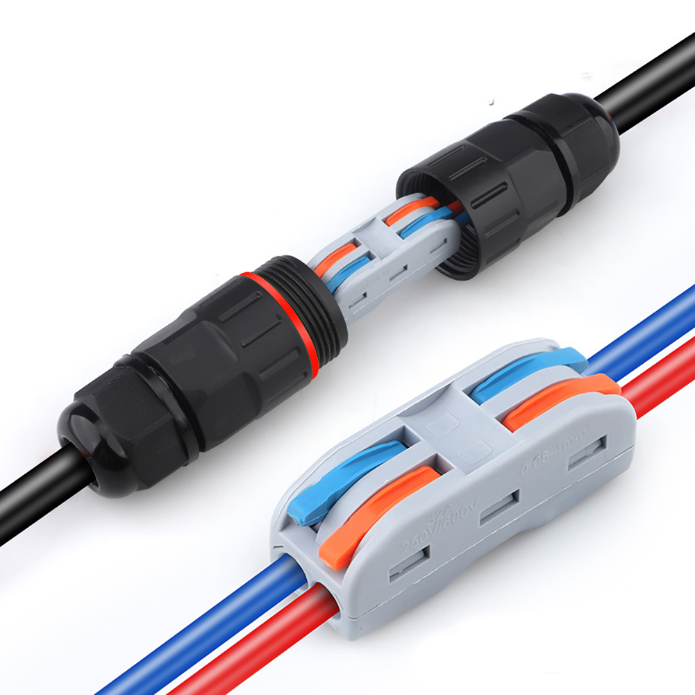 1Pc 2 Pin 3 Pin Wire Connector - Outdoor Lighting Wire Connectors 评论和价格