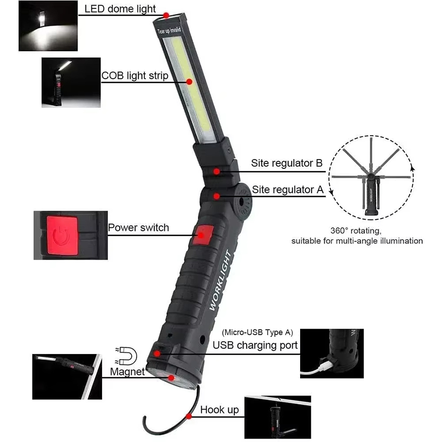 Portable LED Flashlight with M - Outdoor Lighting Setup 评论和价格