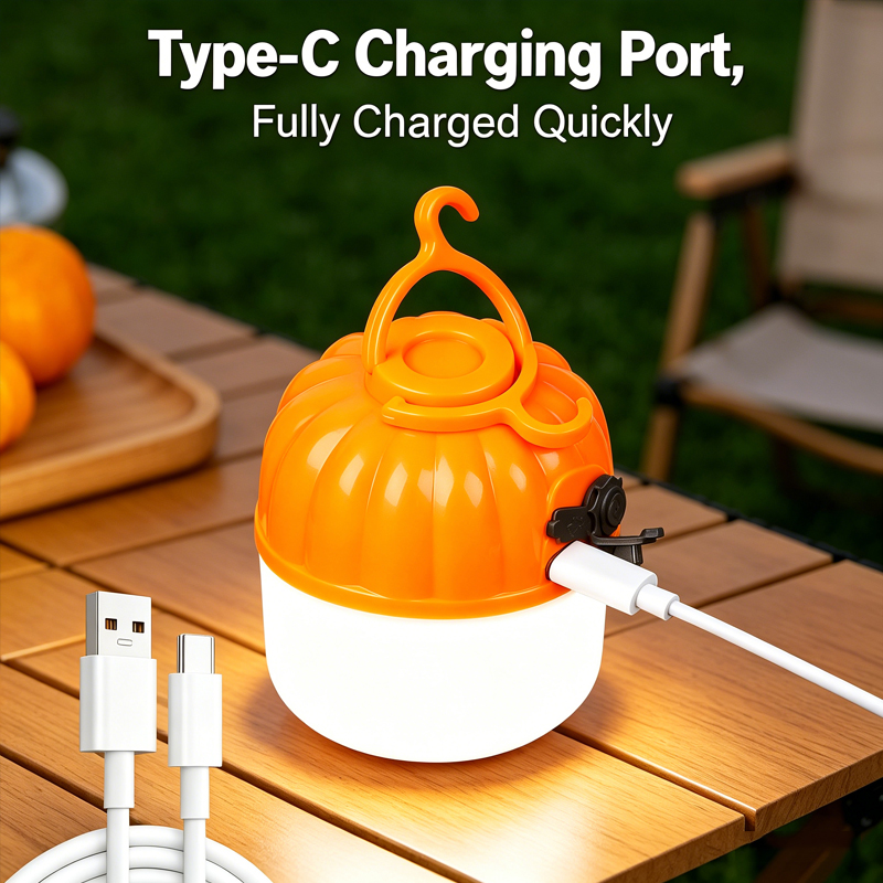 Mini Portable LED Pumpkin Bulb - Outdoor Lighting Setup 评论和价格