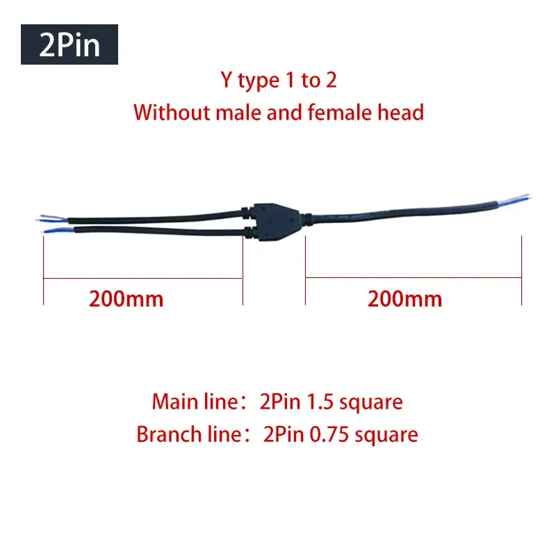 Waterproof Y-Type Wire Splitte - Outdoor Lighting Wire Connectors 评论和价格
