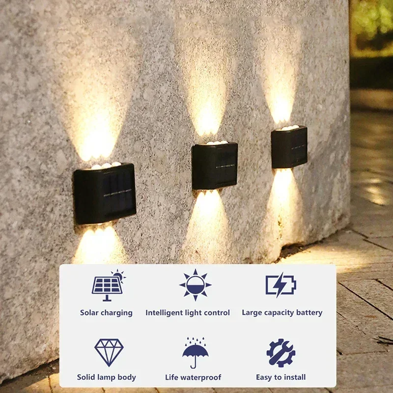 COB Solar Wall Lamp Outdoor Wa - Outdoor Lighting Lamps 评论和价格