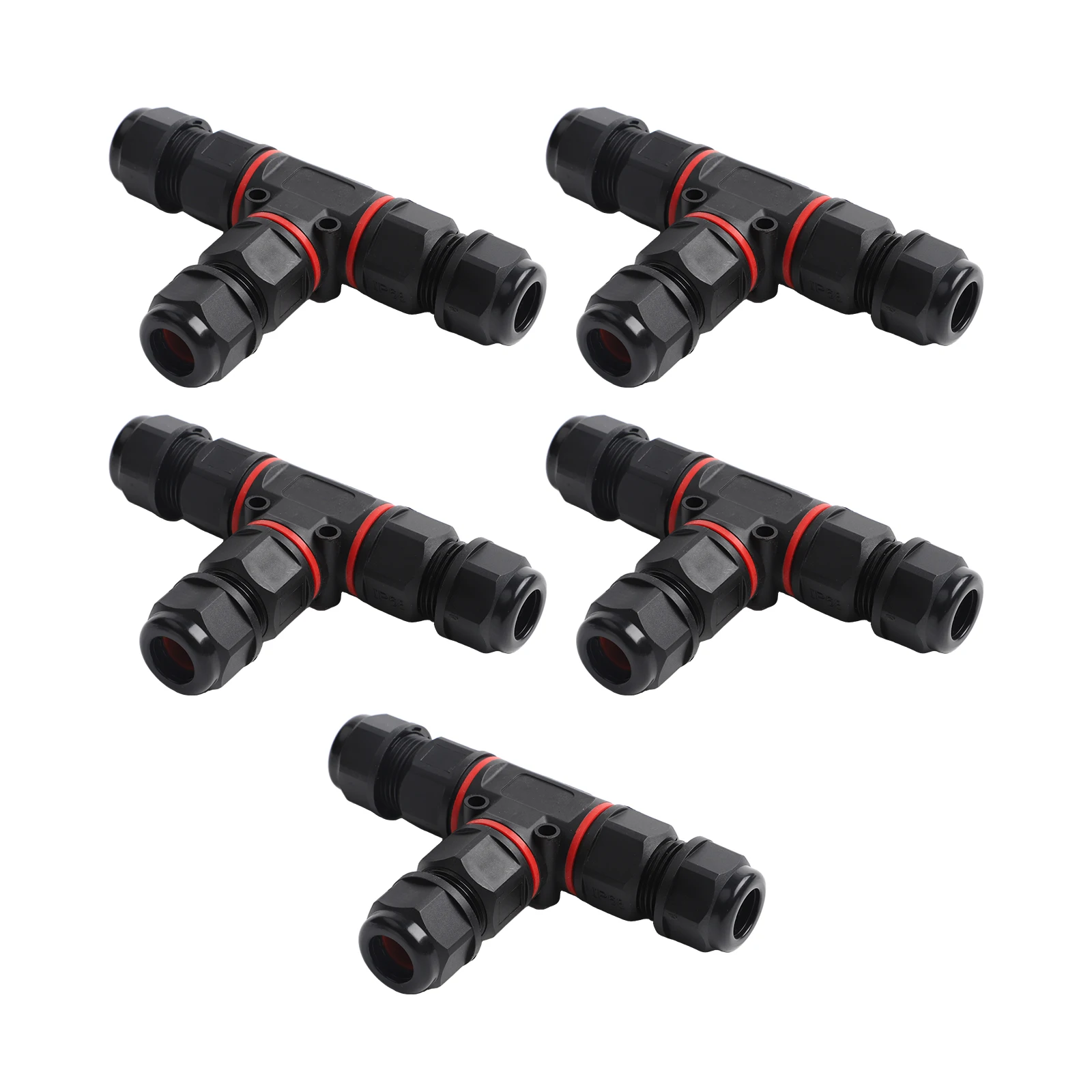 5Pcs IP68 Waterproof 3 Pin T S - Outdoor Lighting Wire Connectors 评论和价格