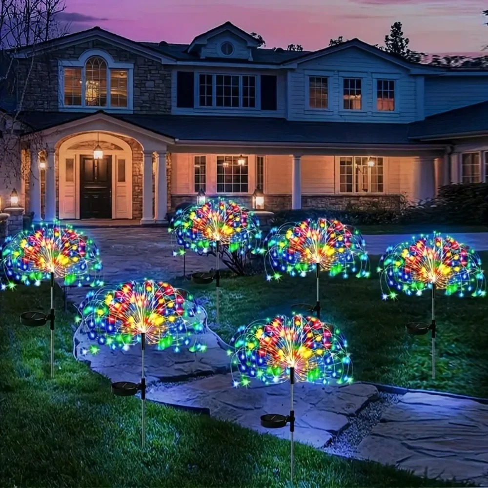 Solar LED Firework Fairy Light - Outdoor Lighting Event 评论和价格