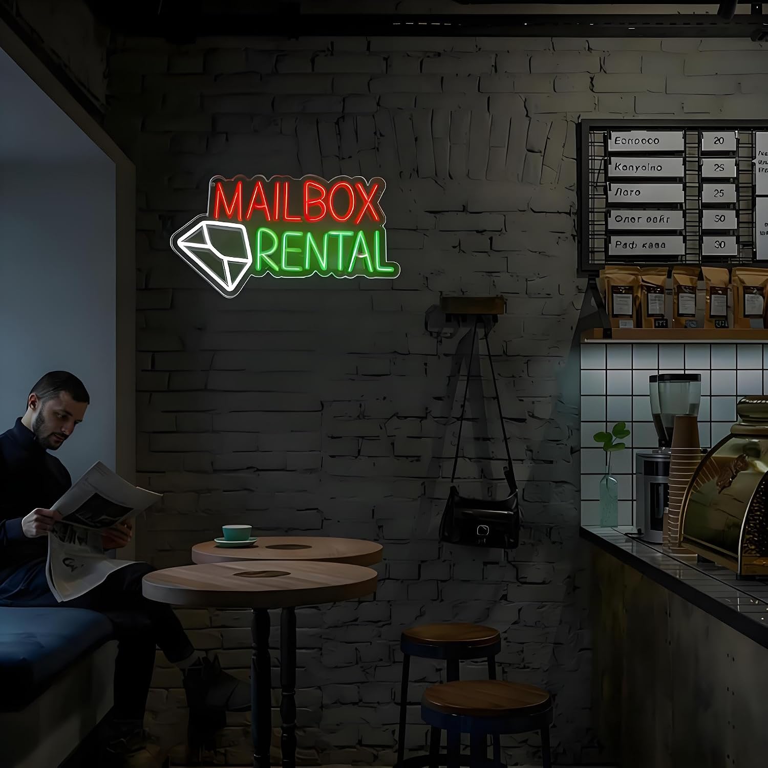 Mailbox Rental LED Neon Sign U - Outdoor Lighting Rental 评论和价格