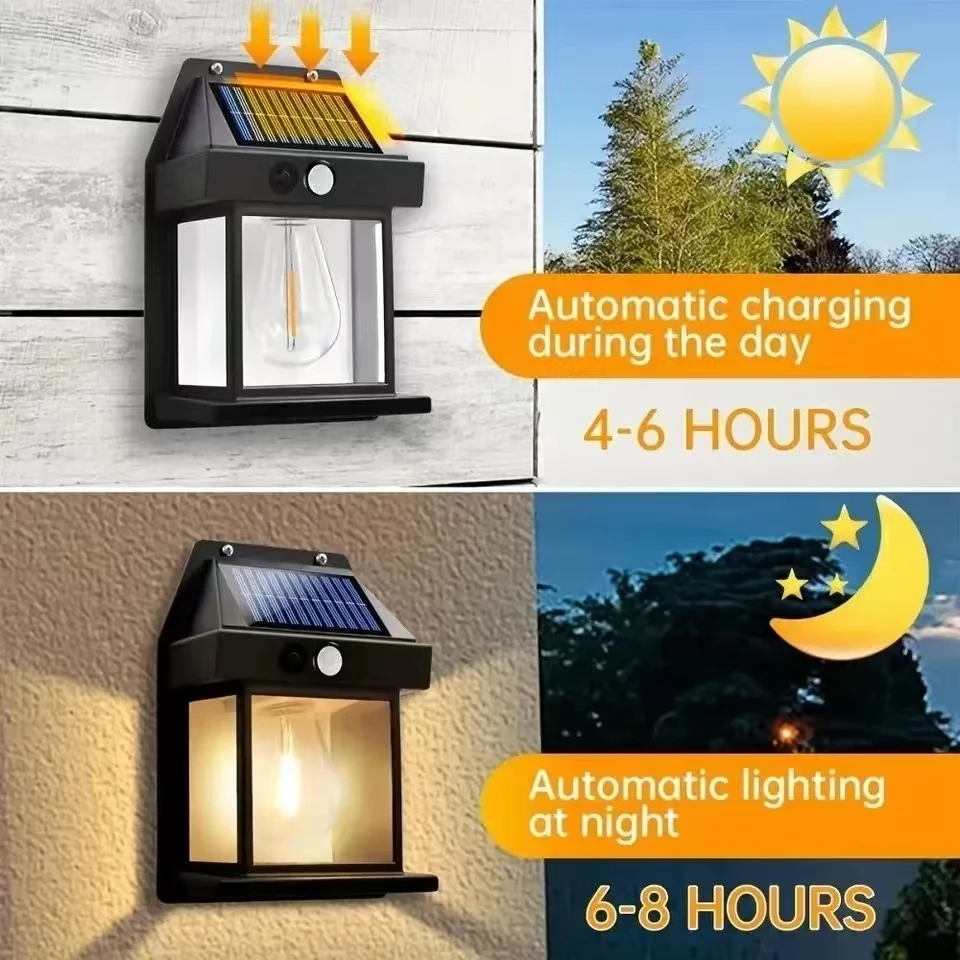 Outdoor Solar Tungsten Wall Li - Outdoor Lighting Diy 评论和价格