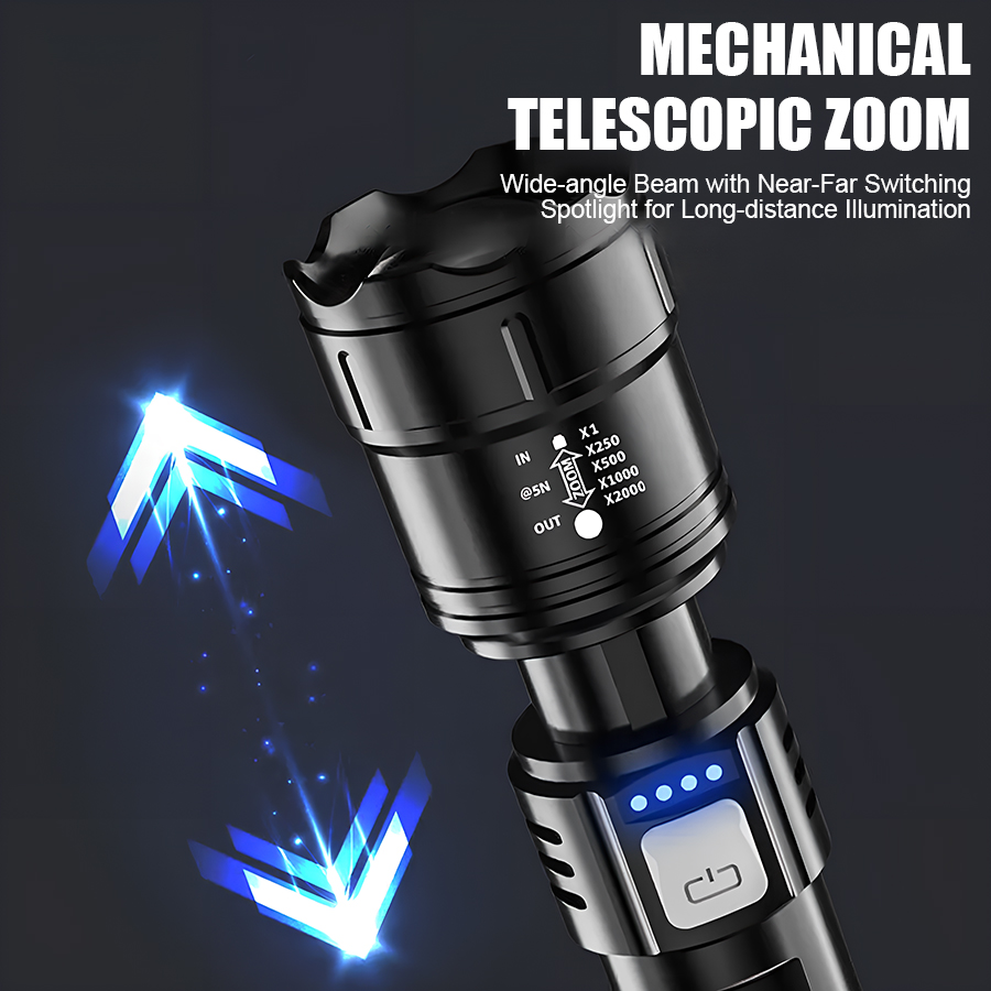 High Power P50 LED Flashlight  - Outdoor Lighting Setup 评论和价格