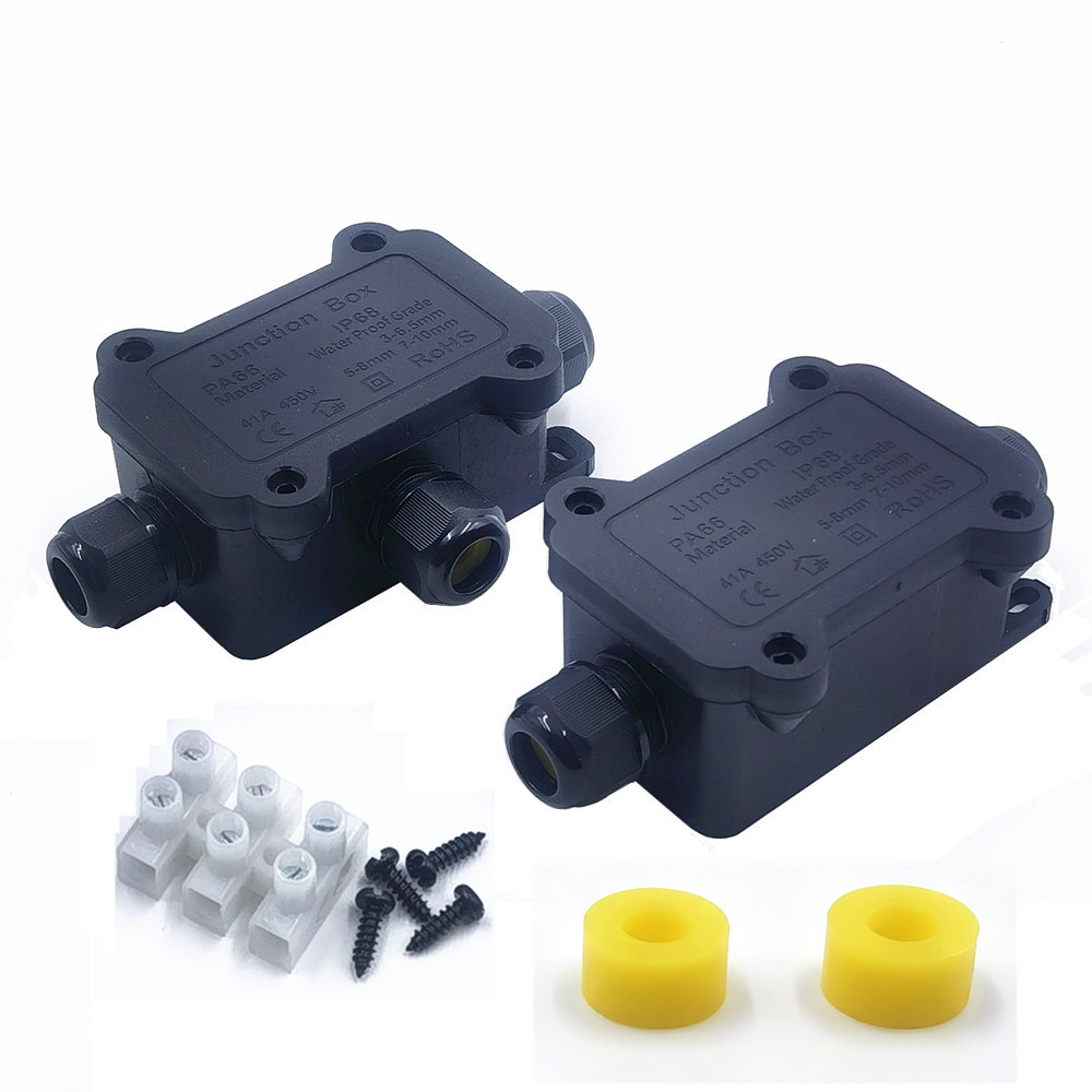 IP68 Waterproof Junction Box 2 - Outdoor Lighting Wire Connectors 评论和价格
