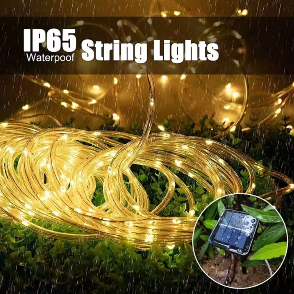 Solar Outdoor LED Tube Rope Ga - Outdoor Lighting Event 评论和价格