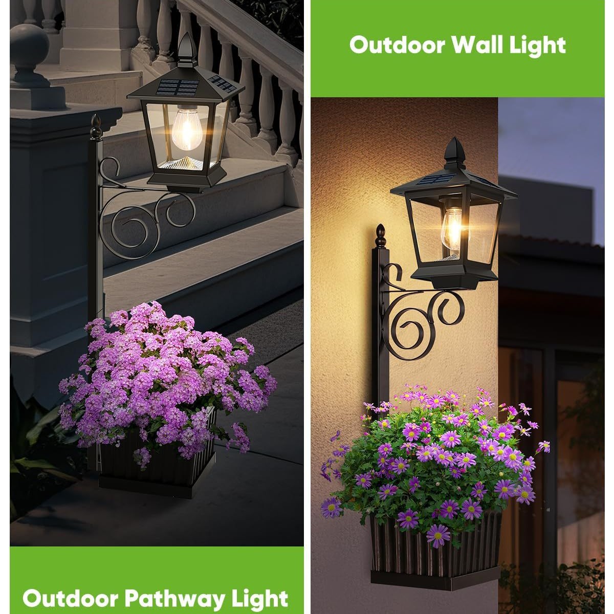 2 in 1 Solar Planter Lamp Wate - Outdoor Lighting Lamps 评论和价格