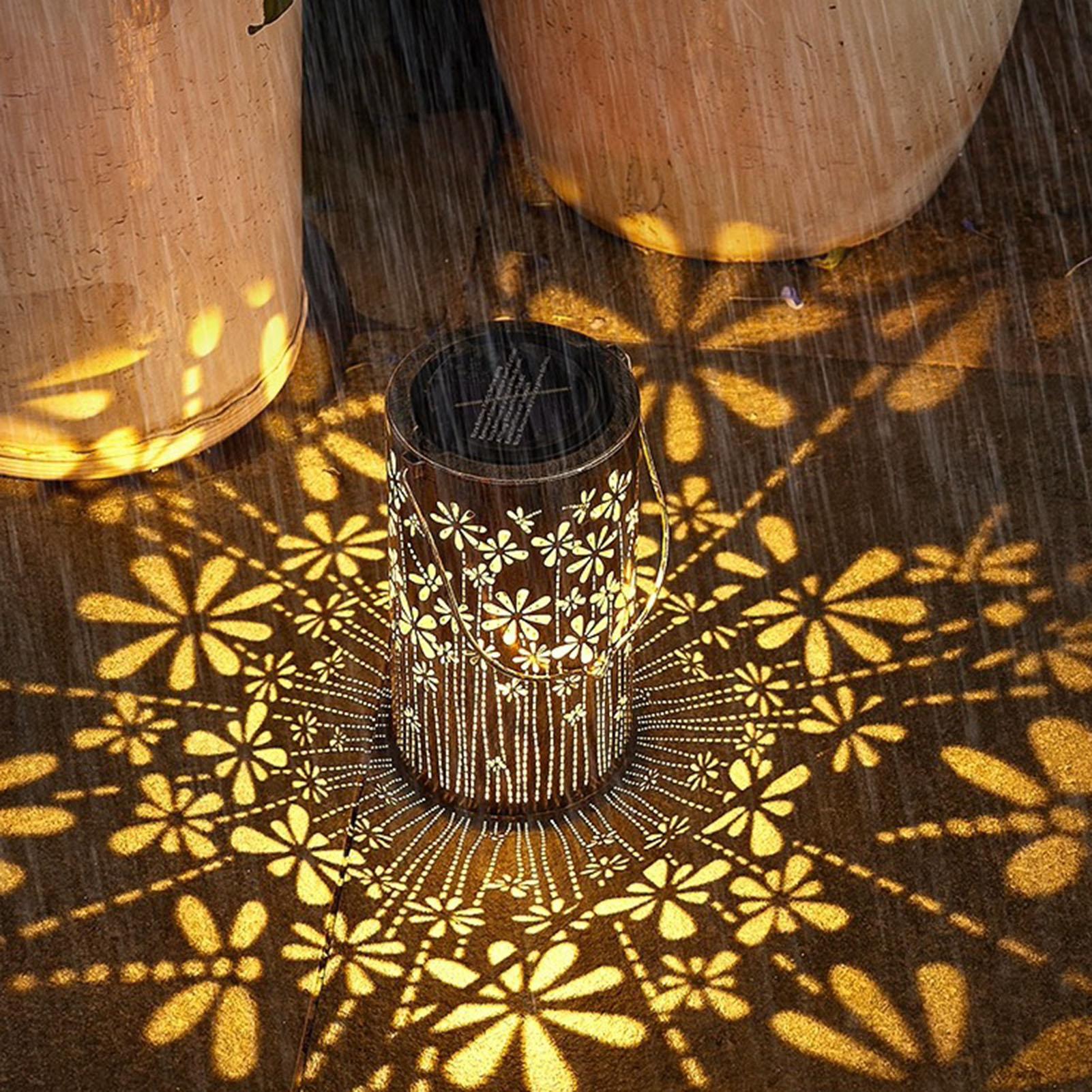 Solar Lanterns Colorful Metal  - Outdoor Lighting House 评论和价格