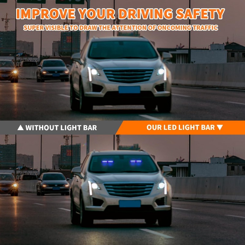 2 in 1 LED Emergency Strobe Li - Deck Step Light 评论和价格