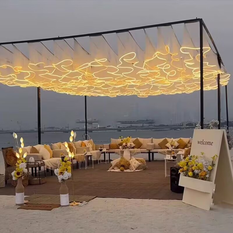 Wedding Ceiling Decoration Out - Outdoor Lighting Event 评论和价格