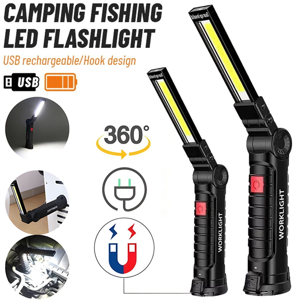 LED COB Flashlight USB Recharg - Outdoor Lighting Setup 评论和价格