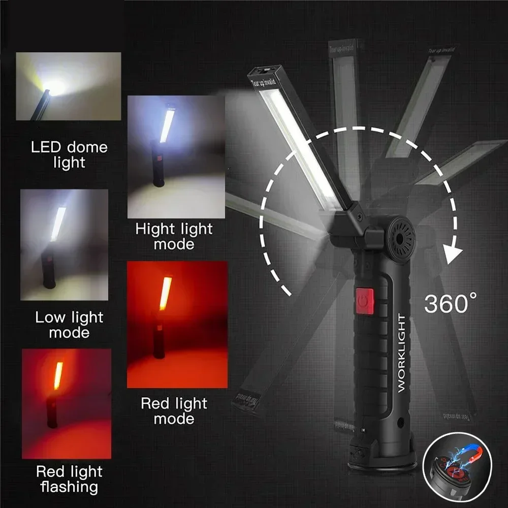 LED COB Flashlight USB Recharg - Outdoor Lighting Setup 评论和价格