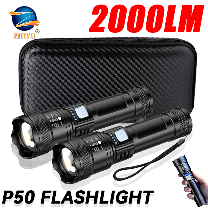 Tactical LED Flashlight 2000LM - Outdoor Lighting Diy 评论和价格