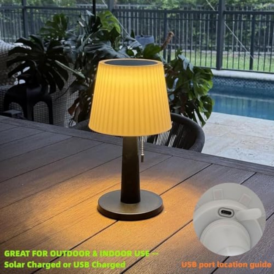 Solar Table Lamps Outdoor Indo - Outdoor Lighting Lamps 评论和价格