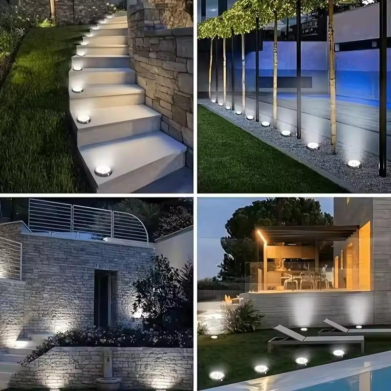 Solar Disk Light IP68 Waterpro - Deck Step Light 评论和价格