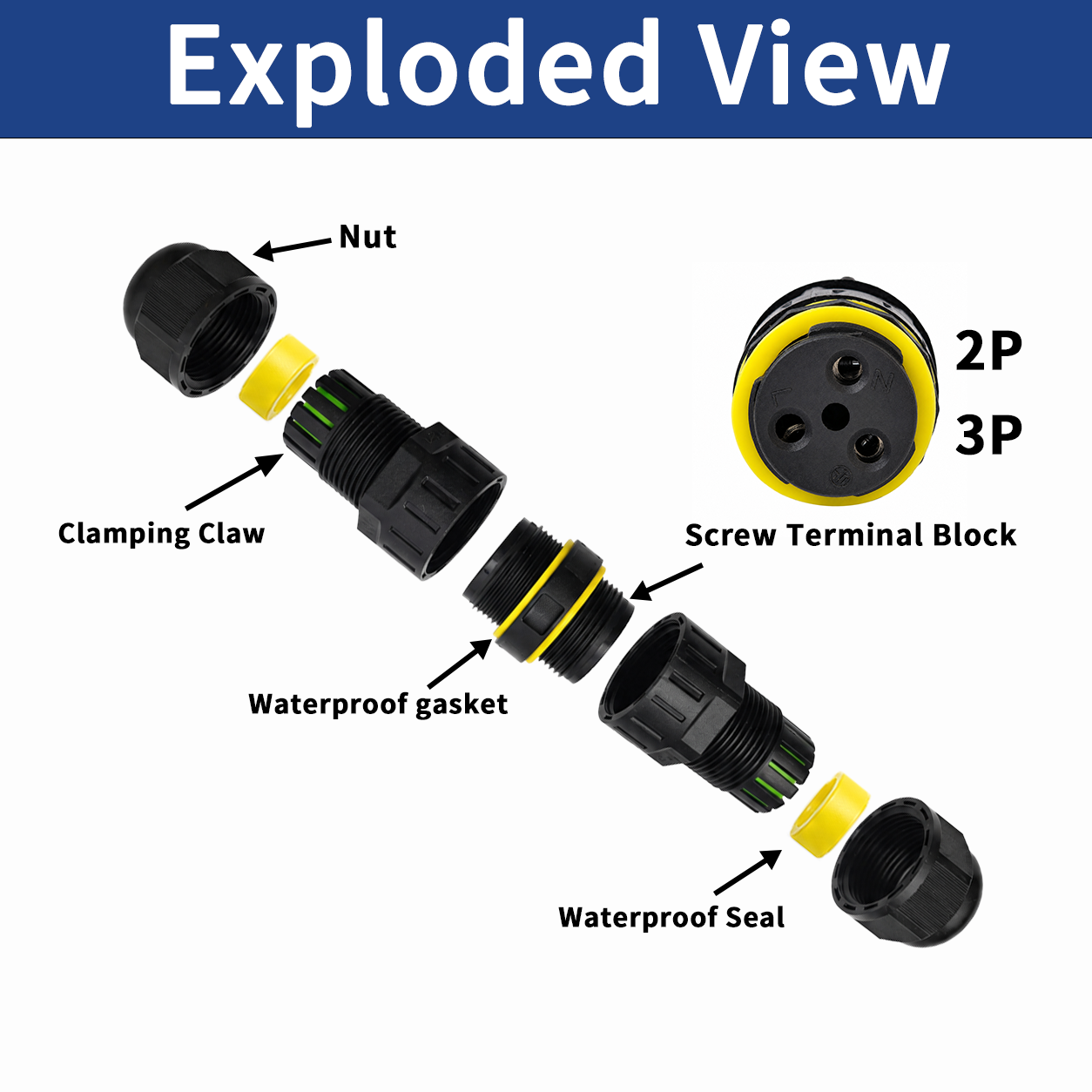 IP68 Mini Waterproof Inline Ca - Outdoor Lighting Wire Connectors 评论和价格