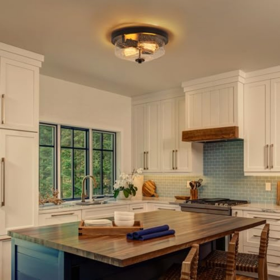 Flush Mount Ceiling Light Farm - Lighting Fixture Outdoor 评论和价格